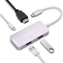 MINIX NEO C Mini, USB-C Multiport Adapter with HDMI [ Compatible with Apple MacBook and MacBook Pro ] - Grey - Grey