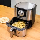 Geepas Air Fryer - 5.5L Non-Stick Basket with Comfortable Handle - Oil-Free Countertop Oven with Overheat Protection - 60 min Timer with Temperature Control