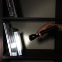 Geepas Rechargeable LED Flashlight 287mm- Hyper Bright White with 4-5 Hours Working & 2500mAh Battery - Ideal for Patrolling, Trekking, Emergency Power Cut