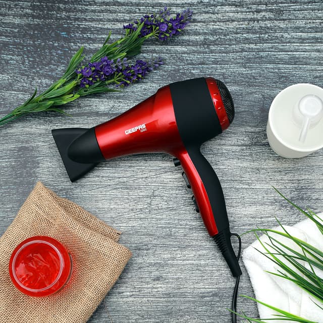 سشوار شعر بقوة 2000 واط جيباس Geepas Powerful Hair Dryer