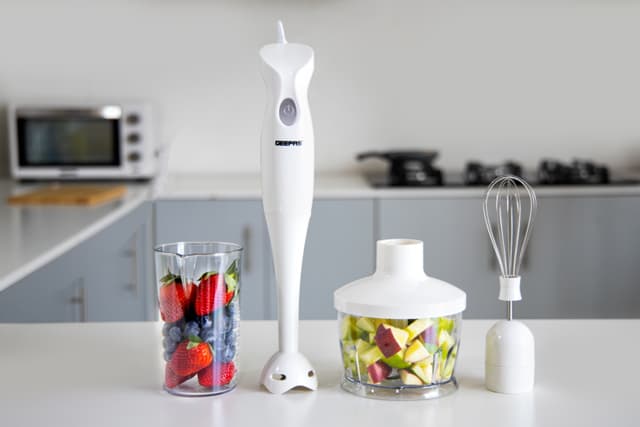 خلاط جيباس 3 في 1 200 واط بسرعتين Geepas 2 Speed 200W Hand Blender