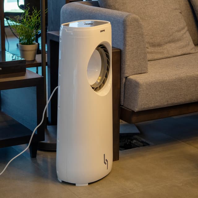 Geepas BLADELESS AIR COOLER, DIGITAL DISPLAY,7.5 HOURS, GAC16016,3 FAN MODE, REMOTE CONTROL, SPACE-SAVING PORTABLE FLOOR BLADELESS COOLER FOR BEDROOM, LIVING ROOMS, KITCHEN & OFFICE,2 YEAR'S WARRANTY