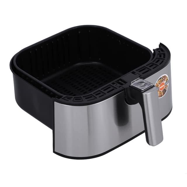 Geepas Air Fryer - 5.5L Non-Stick Basket with Comfortable Handle - Oil-Free Countertop Oven with Overheat Protection - 60 min Timer with Temperature Control