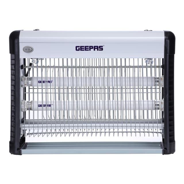 Geepas GBK1133N Electric Bug Killer - Outdoor/Indoor Insect, Mosquito, Bug, Moth Killer - Non- Poison, No Smell- Ideal for Office, Home, Hotels & Commercial Use