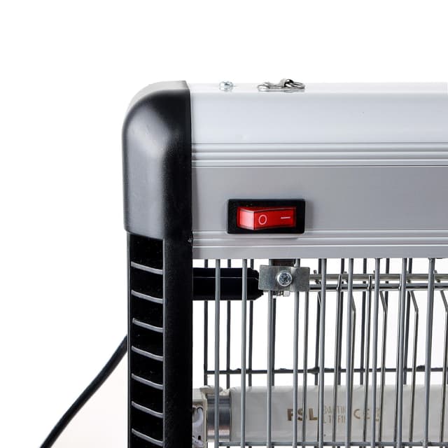 Geepas GBK1135N Electric Bug Killer - Powerful 2 UV Light Tubes - Automatic Bug Zapper, Insect Killer, Fly Killer, Wasp Killer - Mesh Grid, with Detachable Hanger