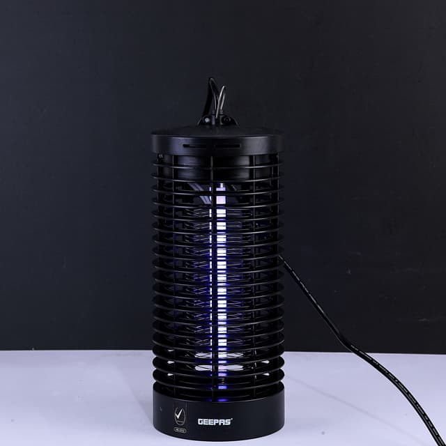 Geepas Electric Bug Zapper 6W - Safe & Portable, Non-Toxic Mosquito Ant Fly Bug Killer - Lightweight & Efficient - Mosquito Eliminator with Camping Lantern