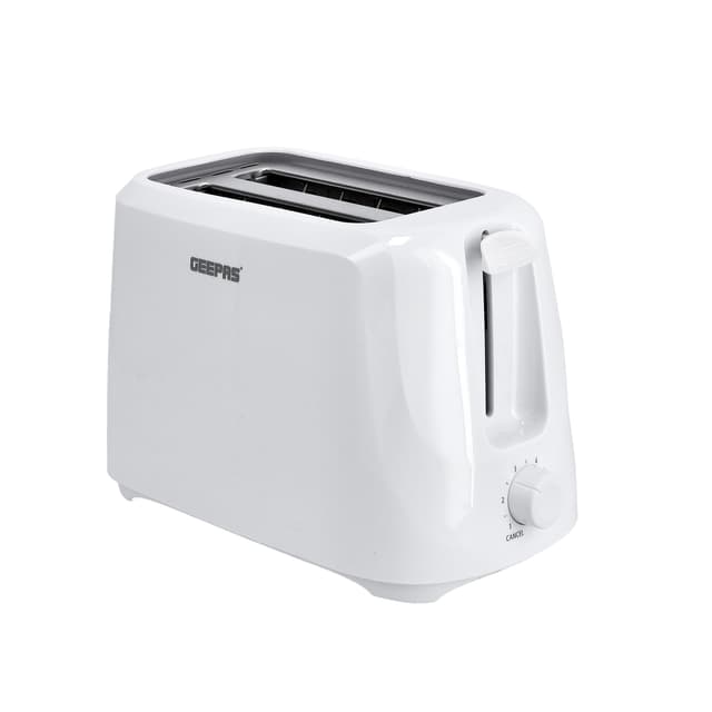 Geepas GBT36515 2 Slice Bread Toaster - Removable Crumb Tray- One Touch Cancel Button - 6 Browning Setting Control- Ideal for Home, Hotels, Restaurants, Canteens