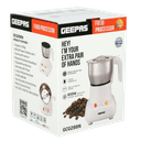 طاحونة قهوة كهربائية 600 واط 300 مل ستانلس ستيل جيباس Geepas Stainless Steel 300Ml 600W Electric Coffee Grinder