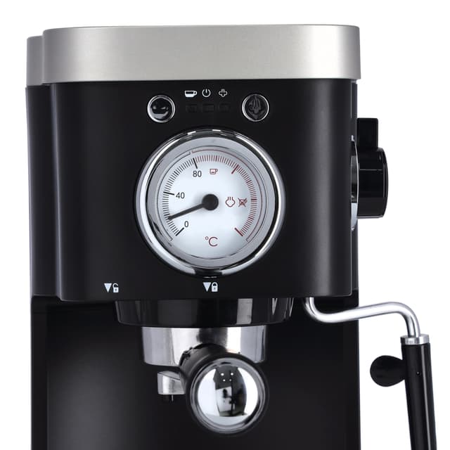 Geepas Portable Powerful 1100W Multi Function Coffee Machine with Overheat & Overpressure Protected GCM41510