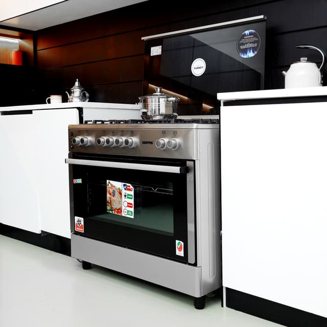 Geepas 90x60 Cooking Range GCR9077FTCST