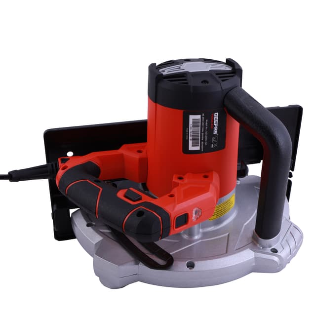 Geepas GCS2000 2000W 235mm - Multi-Purpose Circular Saw, Bevel Angle Joint Cuts - 85mm Cutting Depth, Depth & Angle Adjustment - Ideal for Wood, Mild Steel & Plastic