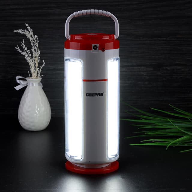 مصباح Geepas Rechargeable LED Lantern 10W - 54 Super Bright LEDs, 7 Hours Working