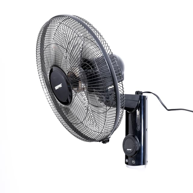 مروحة جدارية 3 سرعات 16 انش 60 واط حماية من الحرارة الزائدة جيباس Geepas Overheat protection 60W 16-Inch 3 Speed Wall Fan
