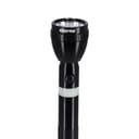 Geepas Rechargeable LED Flashlight 363mm - Portable Torch - Charge Multiple Times, 6 Hours Working with 1900 mAh Battery - Ideal for Walk, Camps, Trekking & More