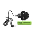 Geepas GFL4623 3Pcs Rechargeable Led Flashlight 265MM - Portable Aluminium Body with Optimized Electronics - 2 Hours Continuous Working - 2 Years Warranty