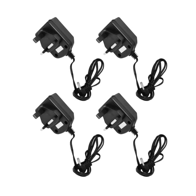 Geepas 4 Pcs Rechargeable LED Torch 242MM GFL4639