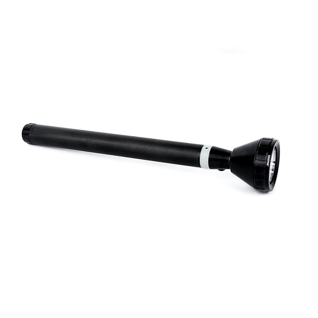Geepas GFL4653 Rechargeable LED Flashlight 470mm - LED Torch Light - Built-in 5D Battery - Long Distance Range with Big Reflector - Powerful Torch for Indoor & Outdoor Activities - 380765
