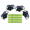 Geepas 4 In 1 Rechargeable Waterproof LED Flashlight - 330 Lumens Super bright Light with 2 Hours Continuous Working- Ideal for Campinf, Trekking, Patrolling & More