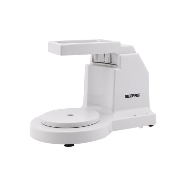 Geepas 250W Hand Mixer with Stand & Bowl - 5 Speed Controls with Detachable Stainless-Steel 2 Beater & 2 Dough Hooks -Ideal for Whipping, Blending & Beating