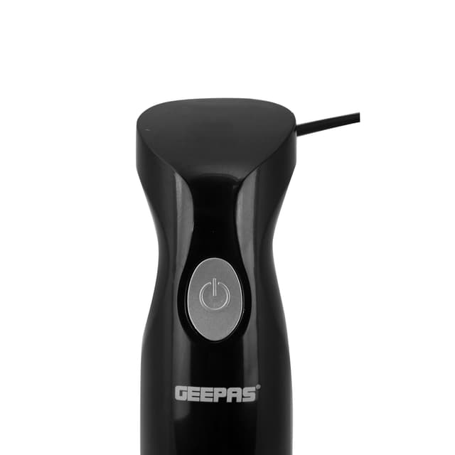 Geepas Ghb6143 Hand Blender 200w - 2 Speed Stainless Steel Blade With Detachable Stick | Ideal For Making Smoothies Milk Shakes Baby Food Years Warranty
