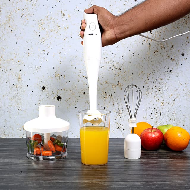 خلاط جيباس 3 في 1 200 واط بسرعتين Geepas 2 Speed 200W Hand Blender