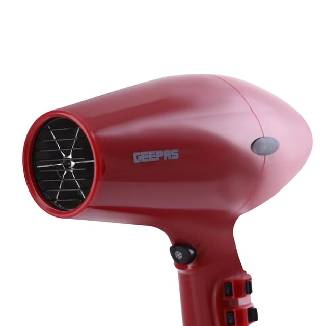 Geepas GHD86007 2000W Ionic Hair Dryer - Professional Conditioning Hair Dryer for Frizz Free Styling with Concentrator - 2-Speed & 3 Temperature Settings, Cool Shot Function Powerful - 2-Years Warranty