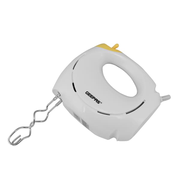 خلاط يدوي 7 سرعات ستانلس ستيل 150 واط جيباس Geepas 150W Hand Mixer 7 Speed Hand Mixer