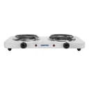طباخ كهربائي Geepas Electric Double Hot Plate - 2000W Dual Hot Plate for Flexible Precise Table Top Cooking Spiral Heating Plates