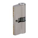 Geepas GHW65074 Double Cylinder Lock 70mm - Security Lock, Double Brass Cylinder 30/30mm with 3 Keys - Anti-Drill & Anti-Pick Door Lock - High Security Lock