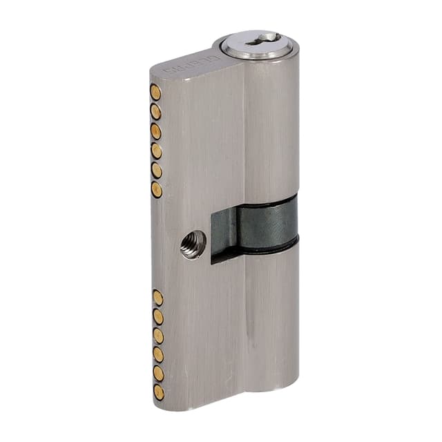 Geepas GHW65074 Double Cylinder Lock 70mm - Security Lock, Double Brass Cylinder 30/30mm with 3 Keys - Anti-Drill & Anti-Pick Door Lock - High Security Lock