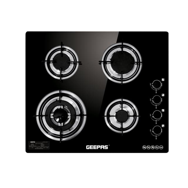 غاز بلت ان مسطح جيباس بأربع شمعات Geepas Gas Cooker Size 130/100/70mm