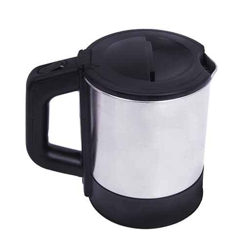 غلاية ماء كهربائية Geepas 1350W 1.0L Travel Electric Kettle - Stainless Steel Housing, Boil-Dry & Overheat Protection