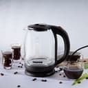 غلاية جيباس كهربائية للماء بسعة 1.8 لتر Geepas - Electric Glass Kettle