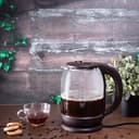 غلاية جيباس كهربائية للماء بسعة 1.8 لتر Geepas - Electric Glass Kettle