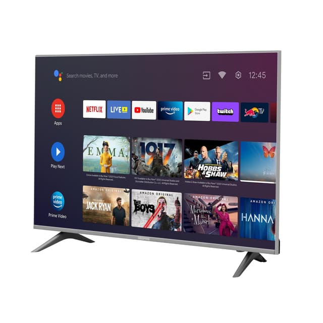 شاشة تلفزيون ذكي 65 بوصة بدقة ألترا إتش دي جيباس Geepas 65 inches Smart LED TV 4K ultra HD