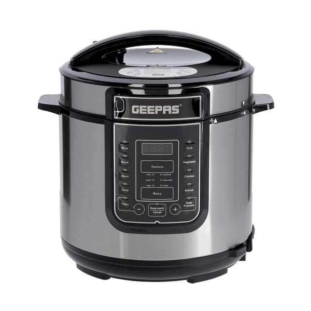 قدر طبخ كهربائي بسعة 6 لتر Geepas 6L Digital Multi Cooker - Portable Pot