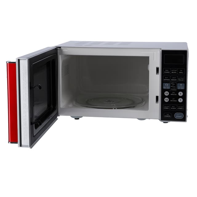 Geepas GMO1876 27L Digital Microwave Oven - 900W Microwave Oven with Multiple Cooking Menus -Reheating & Defrost Function -Child Lock -Digital Controls