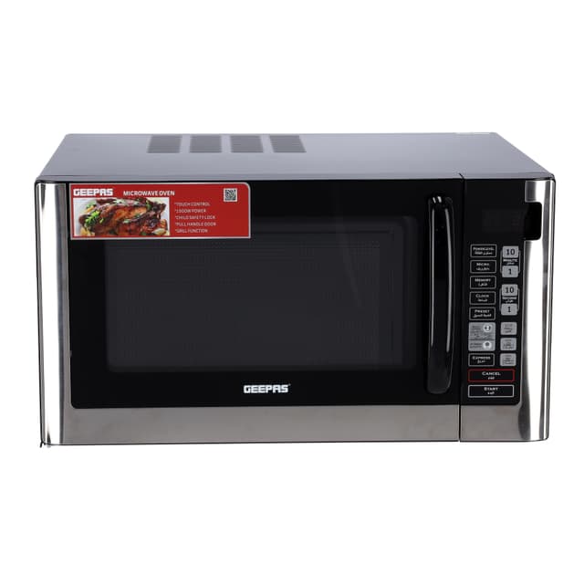 ميكرويف 45 لتر جيباس Geepas Microwave Oven 1500W Multiple Cooking Menus