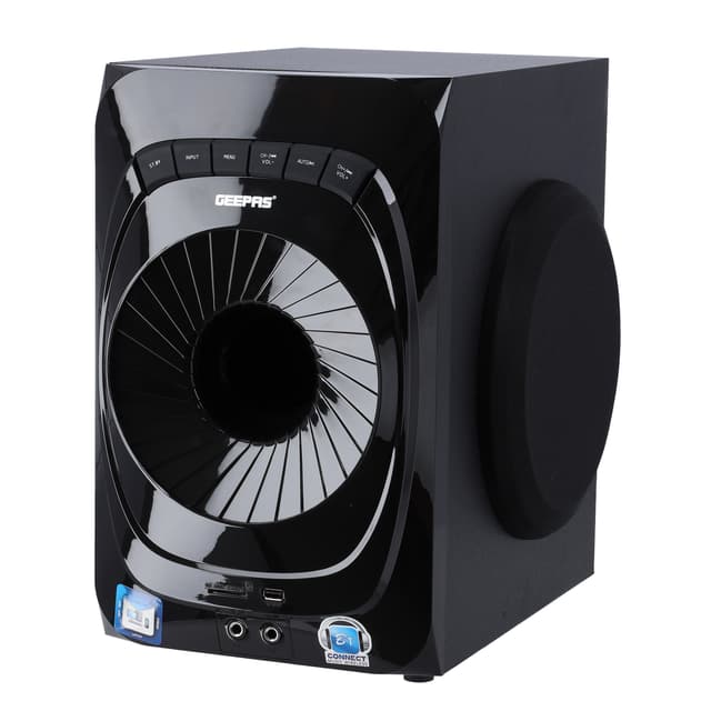 Geepas GMS11151 2.1 Home Theatre - Spkr/Usb/Sd/Fm/Rmt/Bt, Bluetooth, Digital LED Display, Remote Control - Ideal for Movies, Music, FM Radio & More.