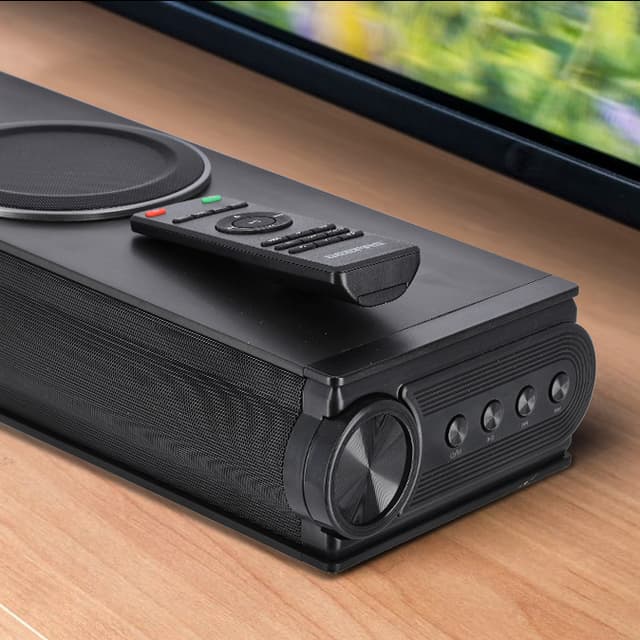 ساوند بار سبيكر جيباس Portable Sound Bar System With Remote Control