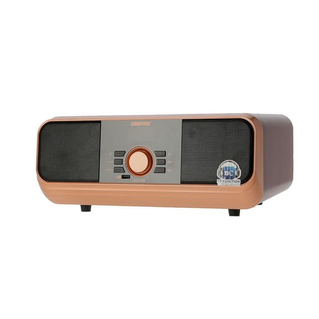 مكبر صوت Geepas 2.1 Bluetooth Speaker - Portable Bluetooth Speaker with Stereo Hi-Fi Bass, Led Display