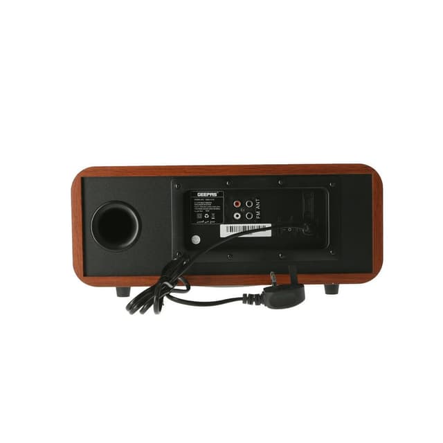 مكبر صوت Geepas 2.1 Bluetooth Speaker - Portable Bluetooth Speaker with Stereo Hi-Fi Bass, Led Display