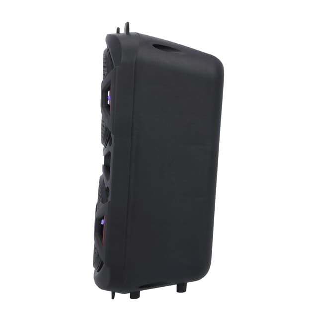 Geepas Rechargeable Portable Speaker - Portable Handle with 1500 MAH Huge Battery- TWS Connection & Compatible with BT/ USB/ AUX/ FM/ Micro SD - Ideal for Home, Hotels, Trips & Outdoor Use