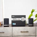 Geepas GMS8516 2.1 Multimedia Speaker - 20000 Watts PMPO with Powerful Woofer- USB, Bluetooth, Ideal Pc, Ps4, Xbox, Tv, Smartphone, Tablet, Music Player