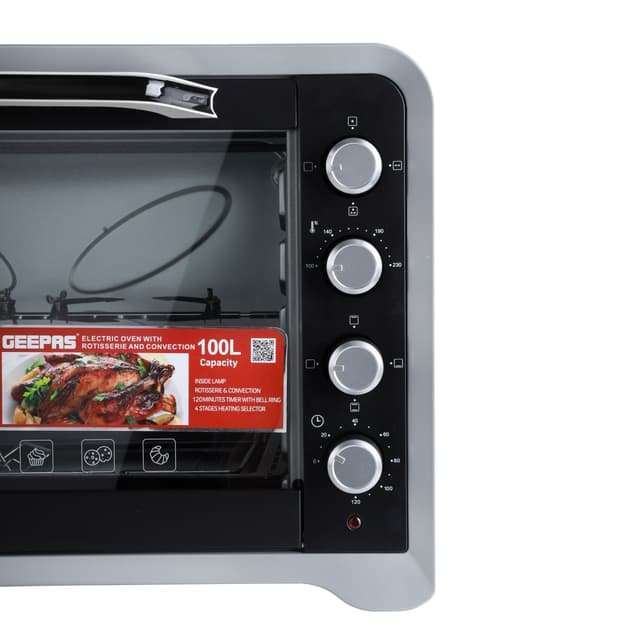 Geepas Electric Oven with Rotisserie & Convection GO34027