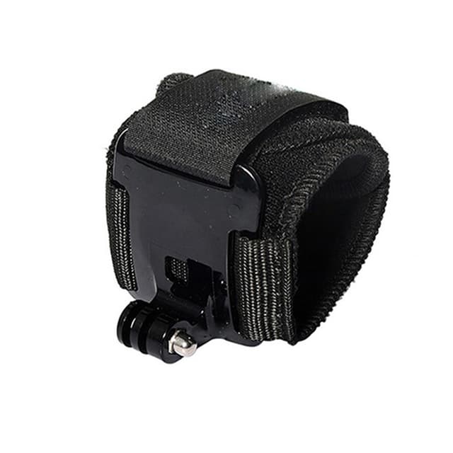 O Ozone Elastic Wrist Strap Mount Kit [Hand Mount] compatible for GoPro Hero, for SJCAM and, for YI Action Camera Accessories - Black