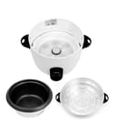 Geepas GRC35011 1.5L Automatic Rice Cooker 500W - Steam Vent Lid & Simple One Touch Operation -Make Rice, Steam Healthy Food & Vegetables - 2 Year Warranty