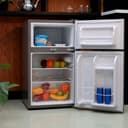 Geepas 125l Doubledoor Silver Defrost Refrigerator1x1
