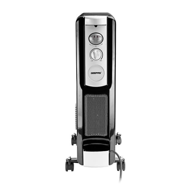 دفايه زيتيه كهربائية جيباس 2400 واط Geepas 11 Fins Oil Filled Radiator Heater With Fan