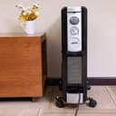 دفايه زيتيه كهربائية جيباس 2400 واط Geepas 11 Fins Oil Filled Radiator Heater With Fan